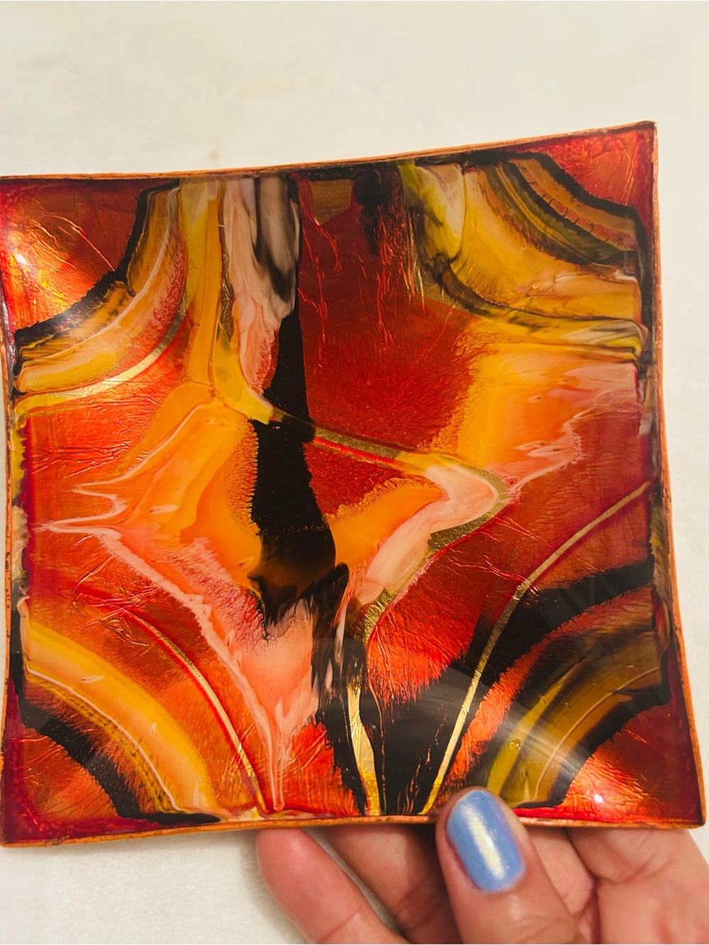 Hand crafted wall plate/ Ashtray